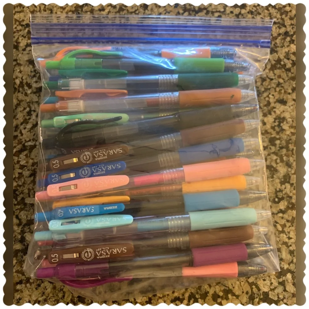 Zebra Sarasa Retractable Gel Pen Bundle